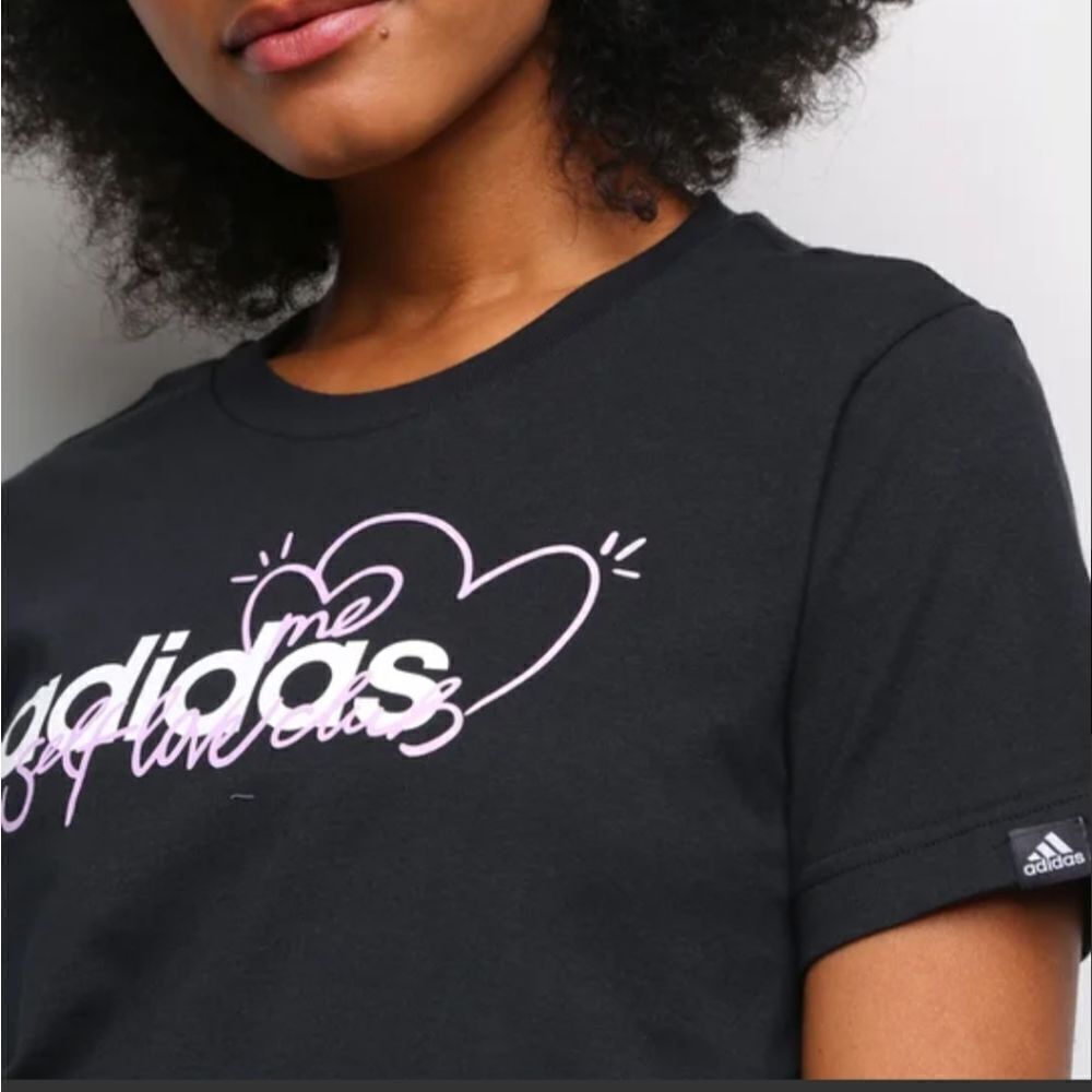 NWT Adidas Self Love Club Tee - Picture 3 of 9